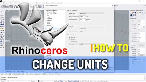 rhino tips and tricks|rhino how to change units.